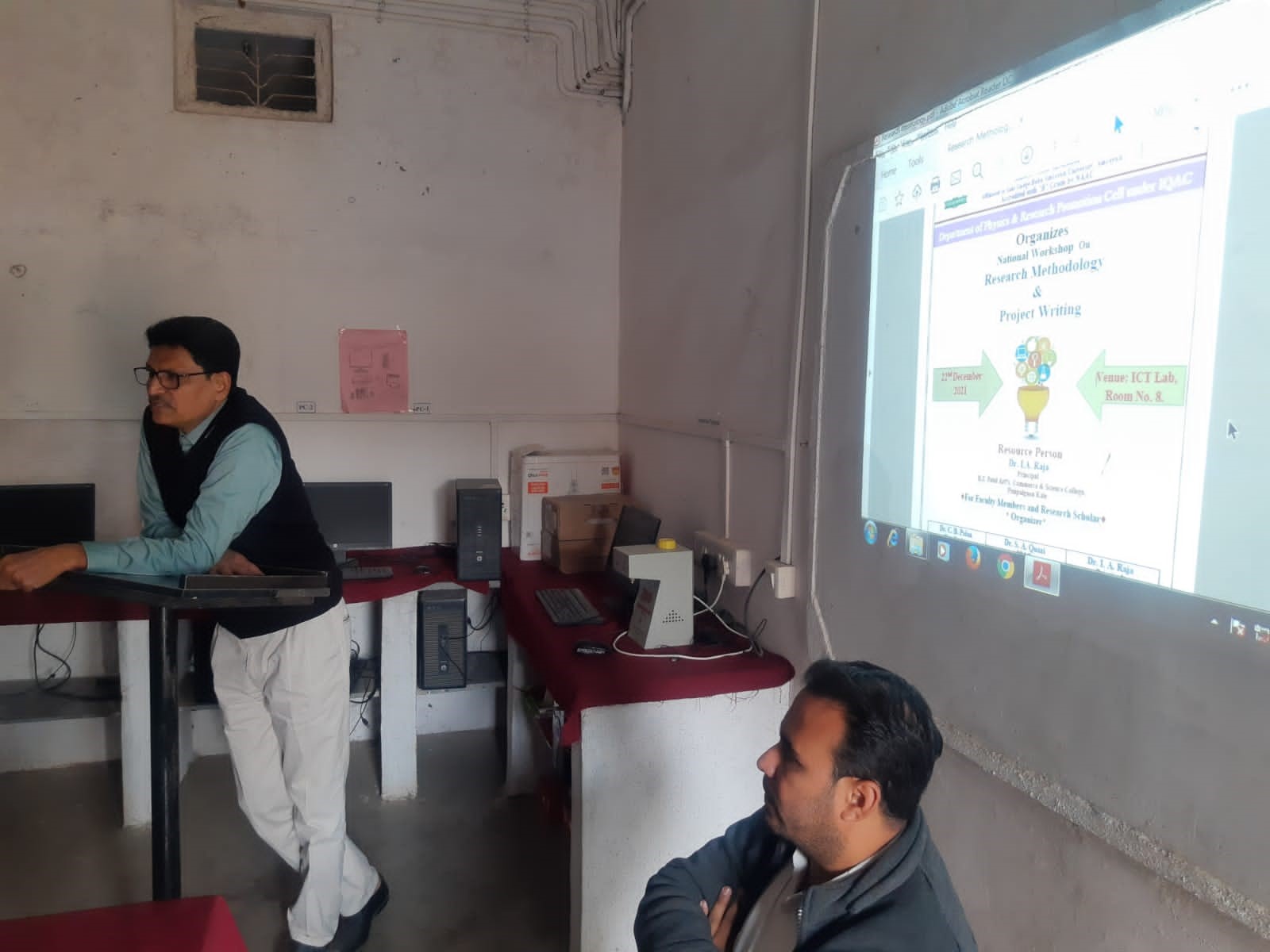 Workshop On Research Methodology and Project Writing Organized by Department of Physics & Research Promote Cell A.Y. 2021-22